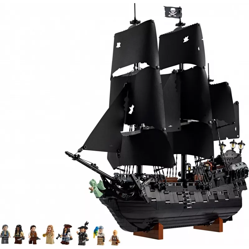 Bricks Icons 10365 Kapitono Džeko Sperou Piratų Laivas