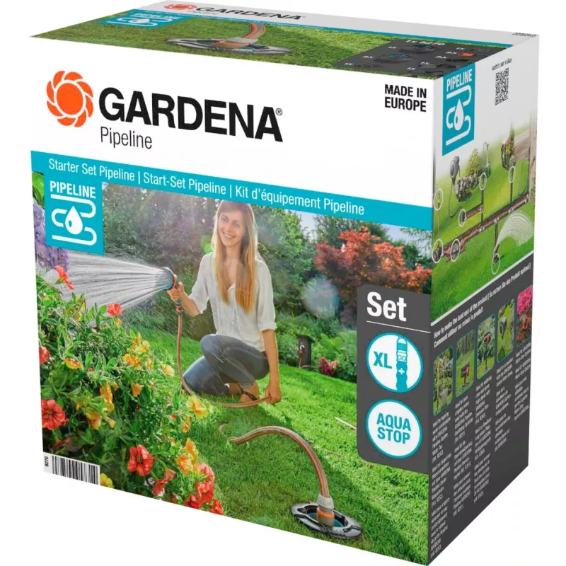 Apskritas vandens purkštuvas Gardena 8270-20 plastikinis juodas
