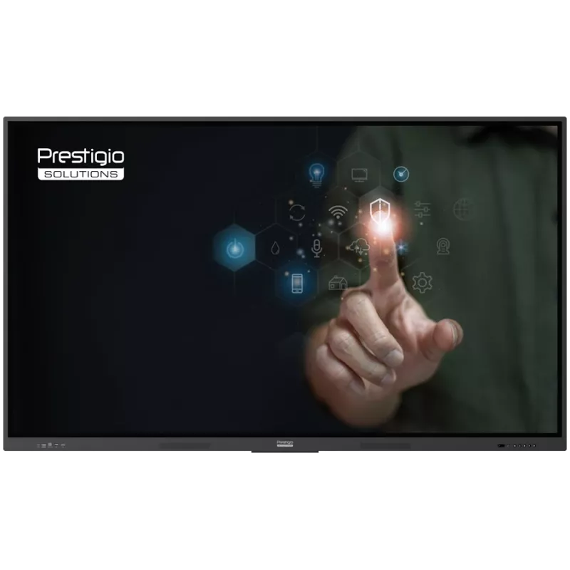 Kompiuteris Prestigio Multiboard 65 col. Light Series UHD 4K Android 13 Dual Wi-Fi 40TP jutiklinis rašiklis PSMB000L655