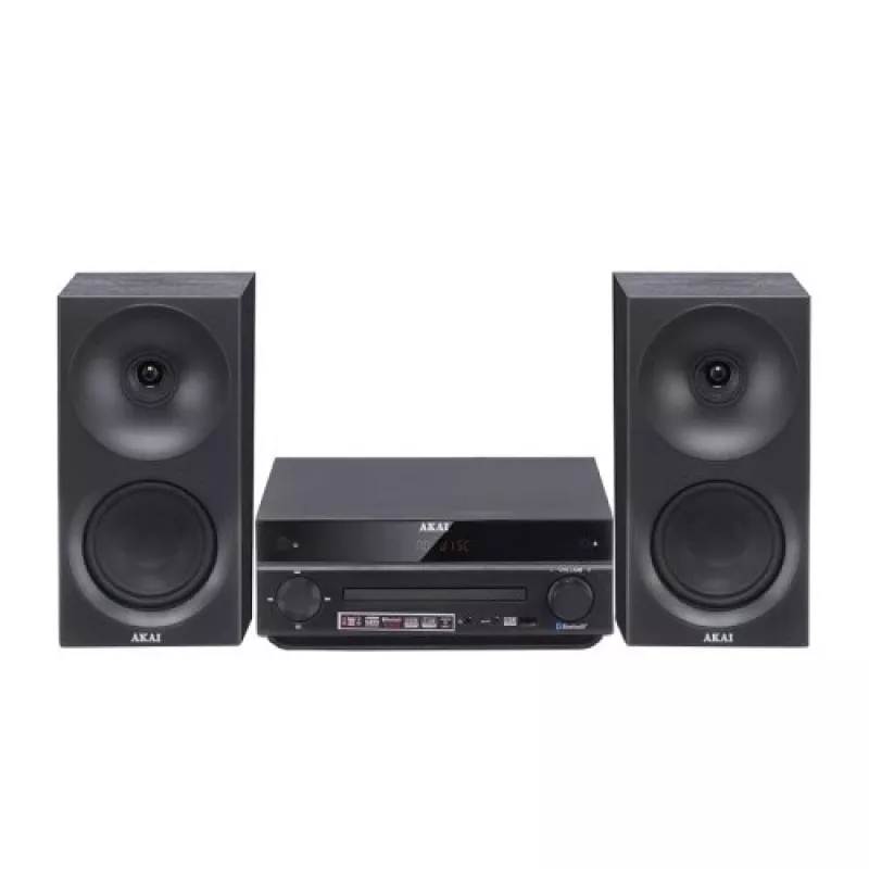 Garso sistema AKAI AM-301 BK muzikos centras — kompaktiškas namų garso įrenginys