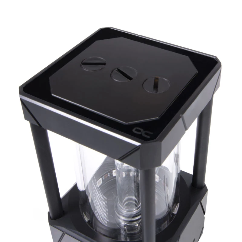 Vandens blokas Alphacool 13327 Acetal/Aluminium Juoda Transparent 5V RGB