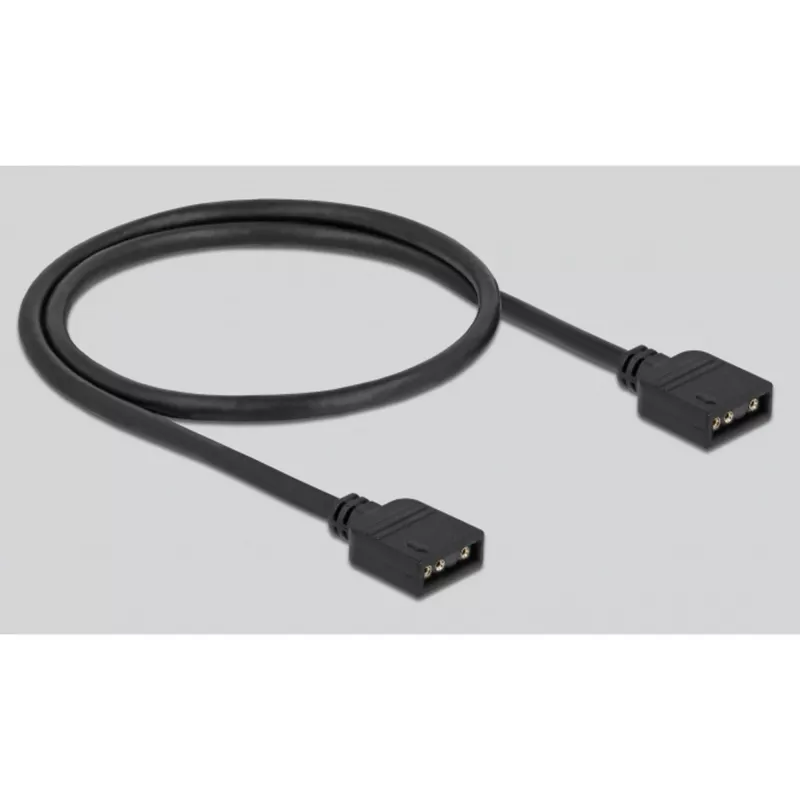 Delock - RGB LED šviesos koncentratorius - 10 prievadų - juodas (64128)