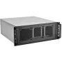 Rackmount Case 4U SILVERSTONE RM45-360 — 4U važiuoklė, palaiko ATX pagrindines plokštes, montuojama stove