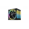 DeepCool FL12R 120mm ARGB korpuso ventiliatoriai, 3 vnt., juodi