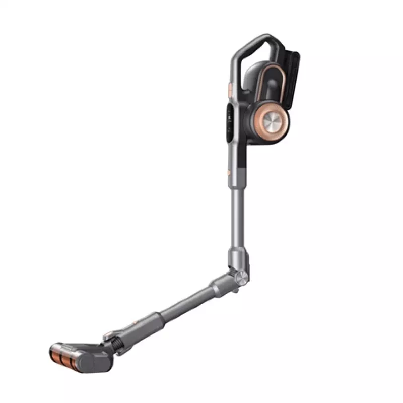 2-in-1 belaidis vertikalus dulkių siurblys Jimmy H10 Pro — akumuliatorinis, 650 W, 0,6 L be maišelio, 60 min veikimo laikas, juoda / oranžinė