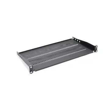 Lentyna DIGITUS 1U fiksuota 250 mm gylio 19 colių stovams, 15 kg keliamoji galia
