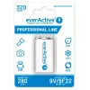 Įkraunama baterija everActive EVHRL22-320 9V NiMH prizminė 8,4 V, 55 g, 48,5 mm