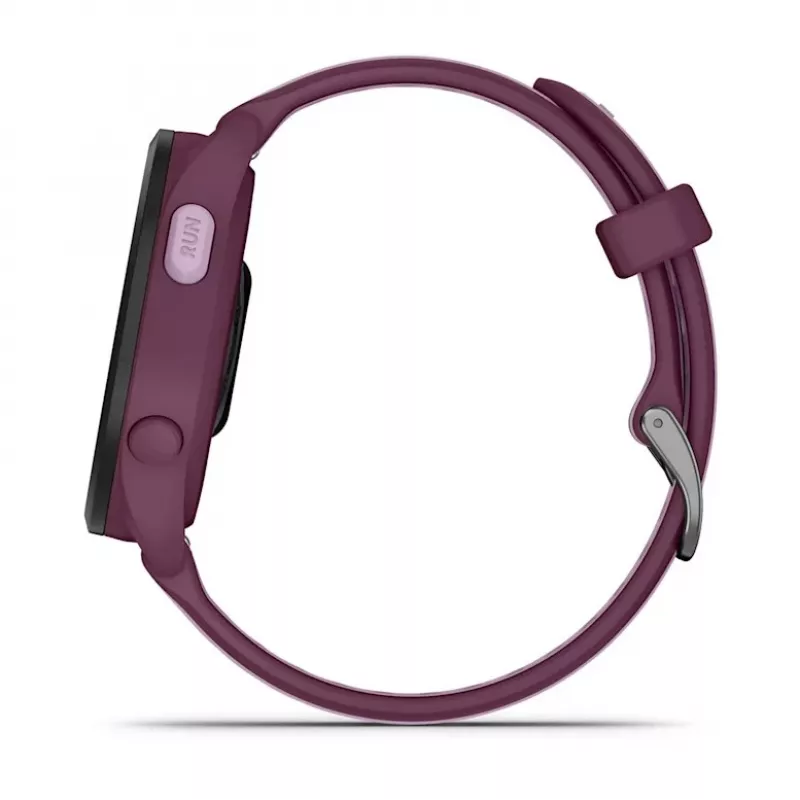 Išmanusis laikrodis GARMIN Forerunner 165 Music, 43 mm polimerinis korpusas, 1,2 colio AMOLED 390x390, GPS/GLONASS/Galileo, 5 ATM, 11 dienų baterija
