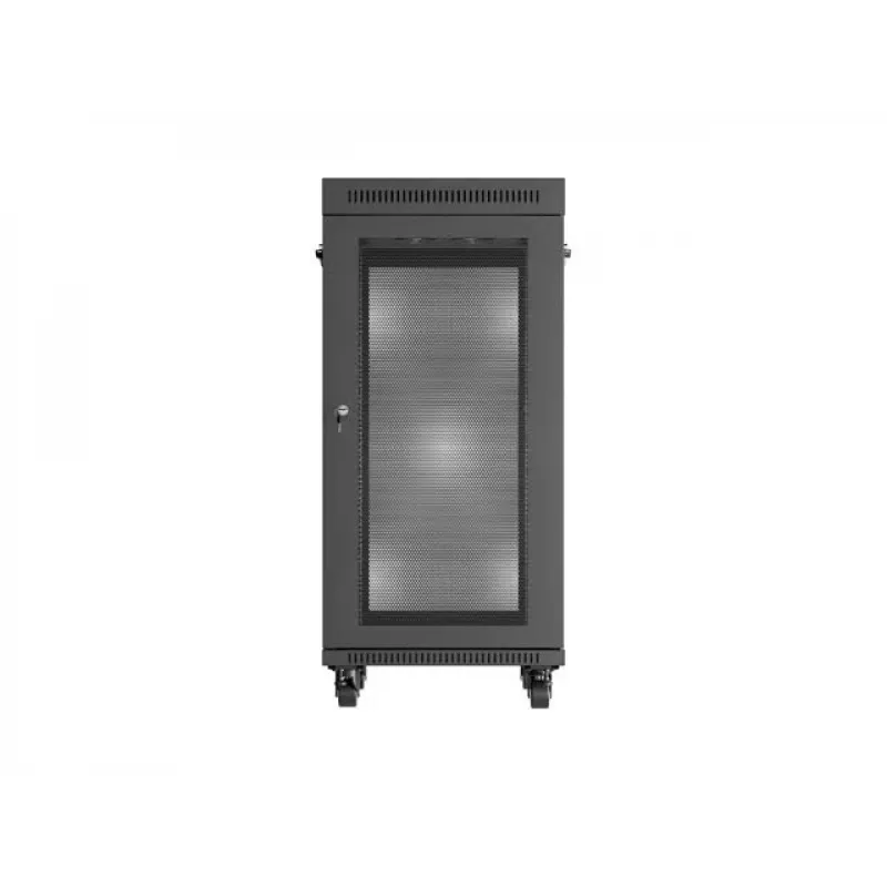 Laisvai pastatoma stovo spinta LANBERG FF01-6824-23BL 24U 600×800 mm juoda