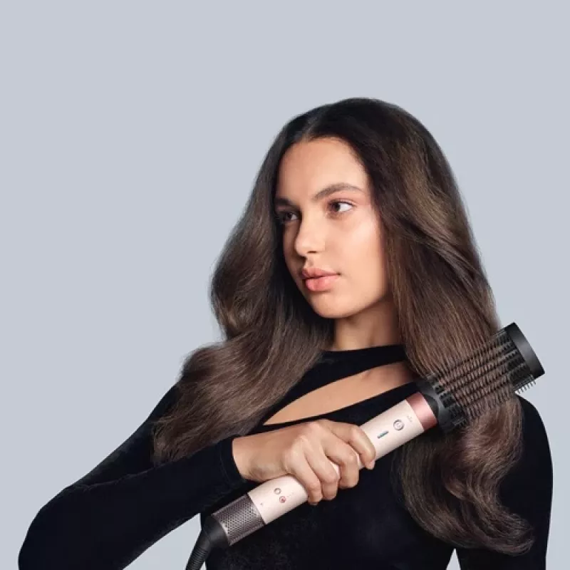 Airwrap Co-anda2x tiesus + Wavy , Multistyler creme/roségold, Bluetooth, 1.700 Watt