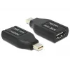 DeLOCK - Vaizdo / garso adapteris - HDMI - HDMI, 19 kontaktų (mot.) - Mini DisplayPort (pat.) - (DisplayPort 1.1) - Juodas (65552)