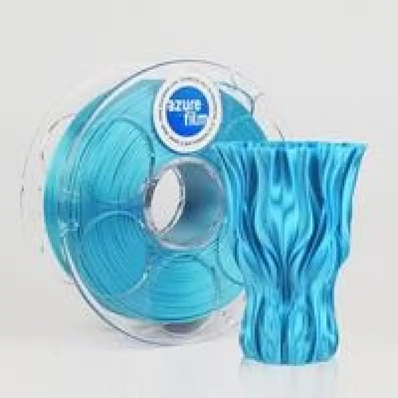 Šilkinis dangaus mėlynas 1,75 mm 1 kg Azurefilm 3D gijų „Flashforge“ (FL171-5015)
