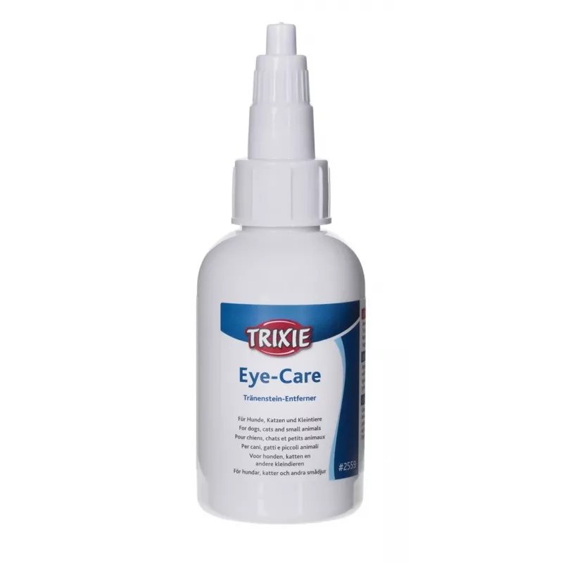 Akių plovimo skystis Trixie 50 ml katėms ir šunims — druskos tirpalas akims plauti, 50 ml