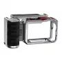 Titaninis išplėtimo narvelis su rankena ir papildomomis Puluz jungtimis, skirtas DJI Osmo Action 6