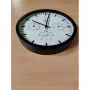 NeXtime laikrodis 2635zw Weatherstation, Ø34 cm, sieninis, juodas