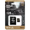 SILICON POWER MICROSDXC DIDELIO IŠLIEKAMUMO 128GB V30 + ADAPTERIS