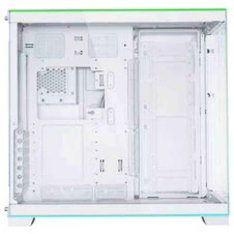 Lian Li O11 Dynamic EVO RGB PC korpuso rinkinys, Midi-Tower, ARGB, grūdintas stiklas + 6x UNI FAN SL-INF Reverse Blade ventiliatorius - baltas
