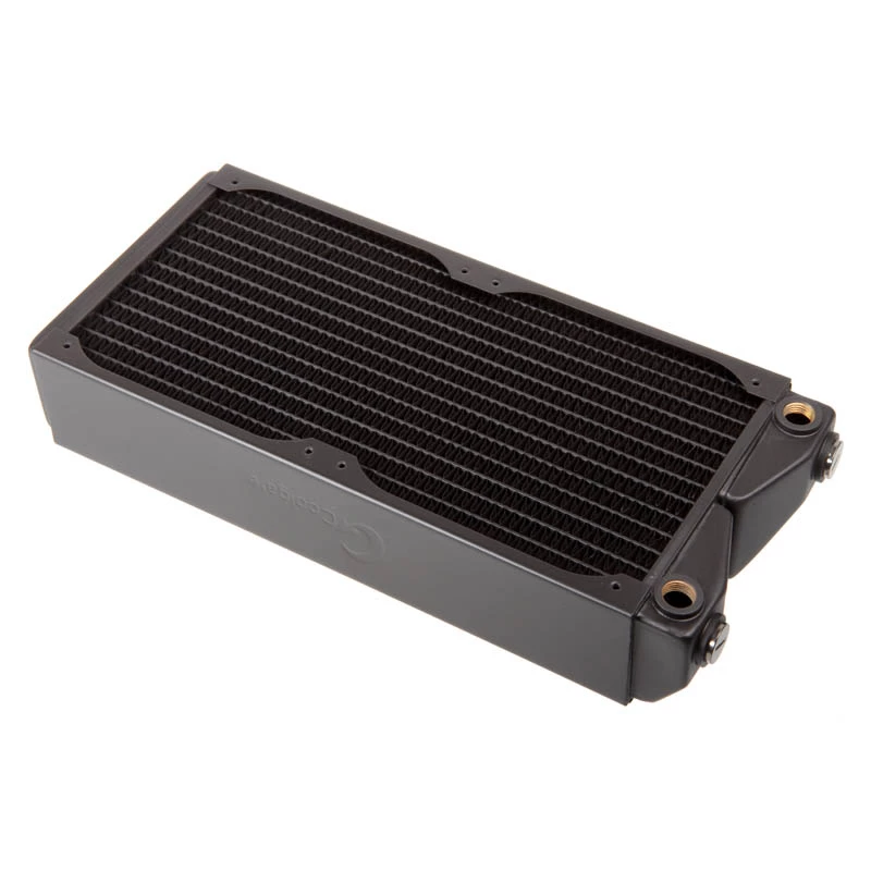 Coolgate CG280 280mm radiatorius – juodas
