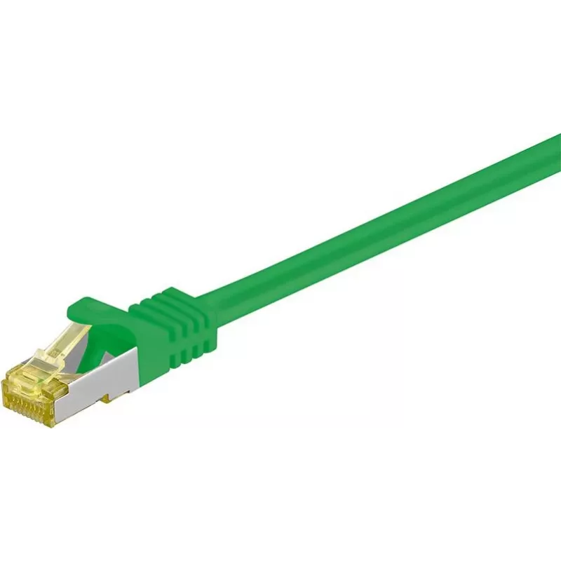 Tinklo kabelis Goobay RJ-45 CAT7 10 m žalias S/FTP (S-STP)