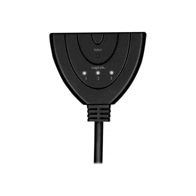 LogiLink - vaizdo/garso skirstytuvas/jungiklis - 3 x HDMI - Stalinis