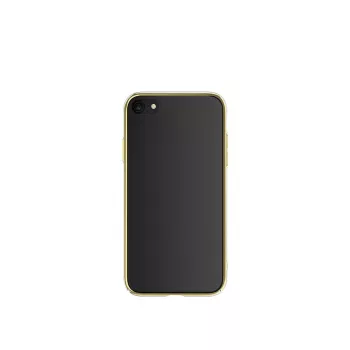 Apsauginis telefono dėklas Devia Glimmer serija, skirtas iPhone SE2, auksinis, kietas PC nugarėlė