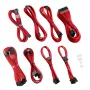 Modulinis aptemptas 12VHPWR kabelių rinkinys CableMod RT-Series Pro ModMesh StealthSense raudonas – CM-PRTS-16X2KIT-NKR-R