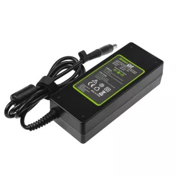 Maitinimo adapteris Green Cell AD15P 90W HP nešiojamiesiems kompiuteriams, 19V 4.74A, kintamosios į nuolatinę srovę, vidaus, 1,2 m laidas, juodas