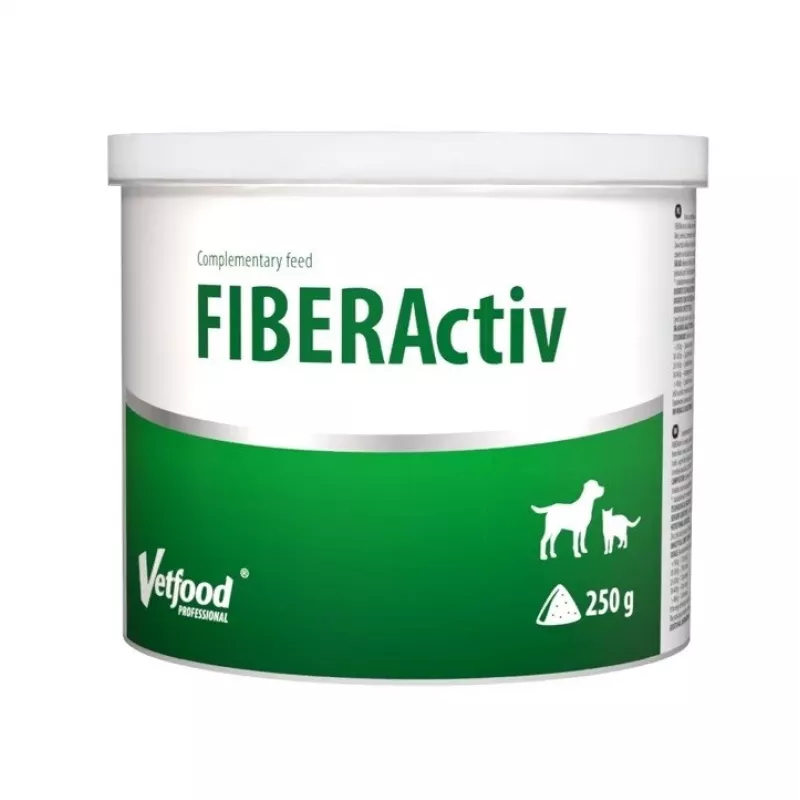 Maisto papildas Vetfood Fiber activ šunims ir katėms, 250 g