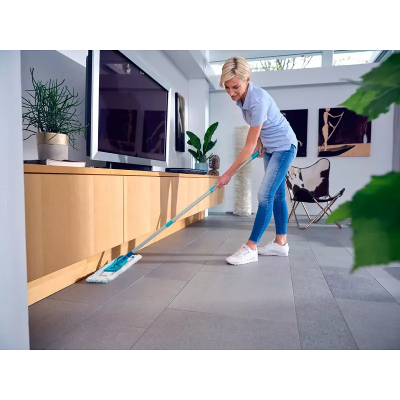 Leifheit 55092 šluota Microfibre 8000 ml Sauso ir šlapio valymo mikropluoštas Mėlyna, Pilka