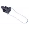 Optinio kabelio laikiklis Extralink AC-12 2–24 skaiduloms, maks. pluošto Ø 1,2 cm, ABS ir metalas, juodas
