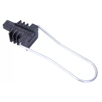 Optinio kabelio laikiklis Extralink AC-12 2–24 skaiduloms, maks. pluošto Ø 1,2 cm, ABS ir metalas, juodas