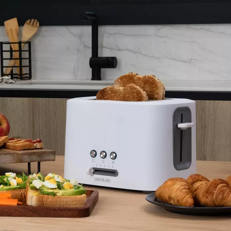Skrudintuvas Toast&Taste 9000 Double Balta (Baltas, 980 W, 2 riekėms)