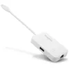Edimax EU-4308 nešiojamojo kompiuterio dokas / prievadų atkartotuvas USB 3.2 Gen 1 (3.1 Gen 1) Type-C baltas