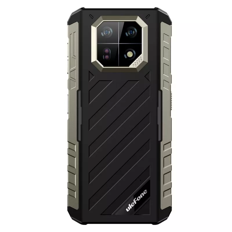 UleFone Armor 22 išmanusis telefonas — MediaTek Helio G96, 8 GB RAM, 256 GB atmintinė, juoda