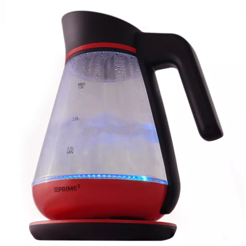 Elektrinis virdulys PRIME3 1,5 L 2200 W raudonas permatomas