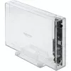 HDD/SSD dėklas DeLOCK 42623 skaidrus 2.5/3.5 colių