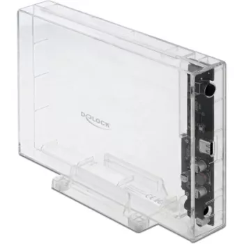 HDD/SSD dėklas DeLOCK 42623 skaidrus 2.5/3.5 colių