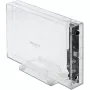 HDD/SSD dėklas DeLOCK 42623 skaidrus 2.5/3.5 colių