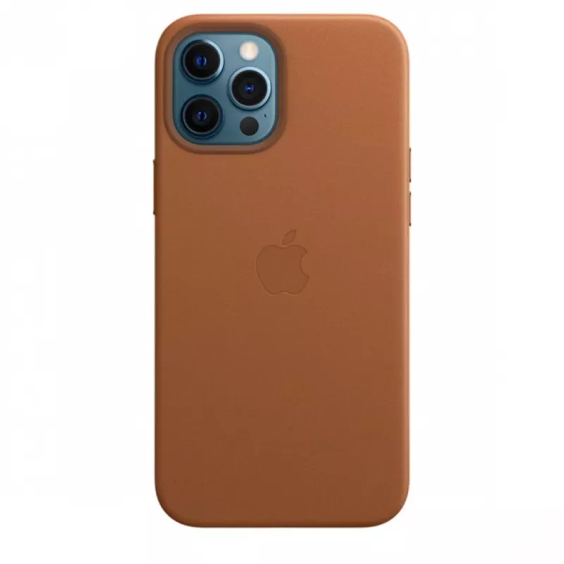 Apple Leather Case MHKL3ZM/A iPhone 12 Pro Max Saddle Brown Original Seal
