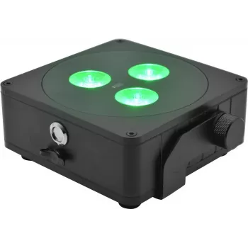 Maitinama baterijomis plokščia lemputė EUROLITE AKKU IP 3 sw 41700020 RGB, skirta mobiliam ir lauko naudojimui
