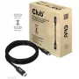 CLUB3D USB4 Gen3x2 Type-C dvikryptis kabelis 8K60Hz, Duomenys 40Gbps, PD 240W(48V/5A) EPR M/M 2m / 6.56ft