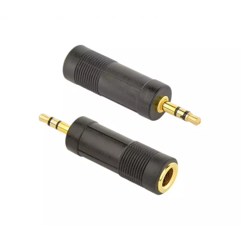 Cablexpert 6,35 mm lizdinė jungtis į 3,5 mm kištukinį garso adapterį | A-6.35F-3.5M