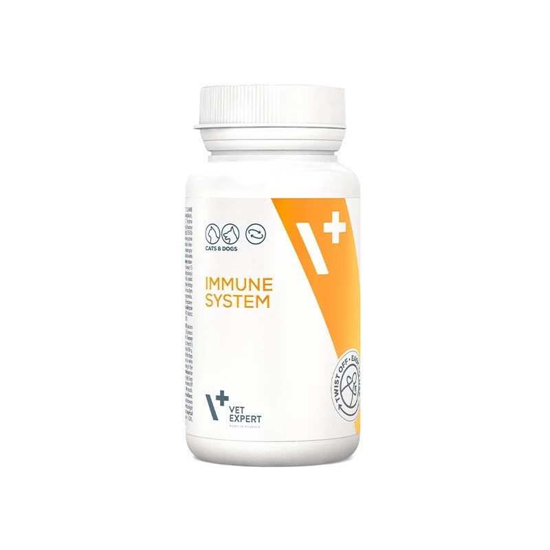 VET EXPERT Immune System – imuninės sistemos palaikymo preparatas šunims ir katėms – 30 kaps.