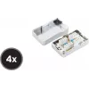 Tinklo jungiamoji dėžutė Cat6 ShiverPeaks BS75001-SET4