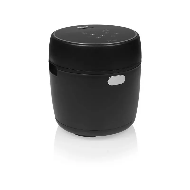 Ryžių viryklė Tristar RK-6238 — skaitmeninė, 0,6 l, 350 W, 8 programos, šilumos palaikymas, LCD, juoda