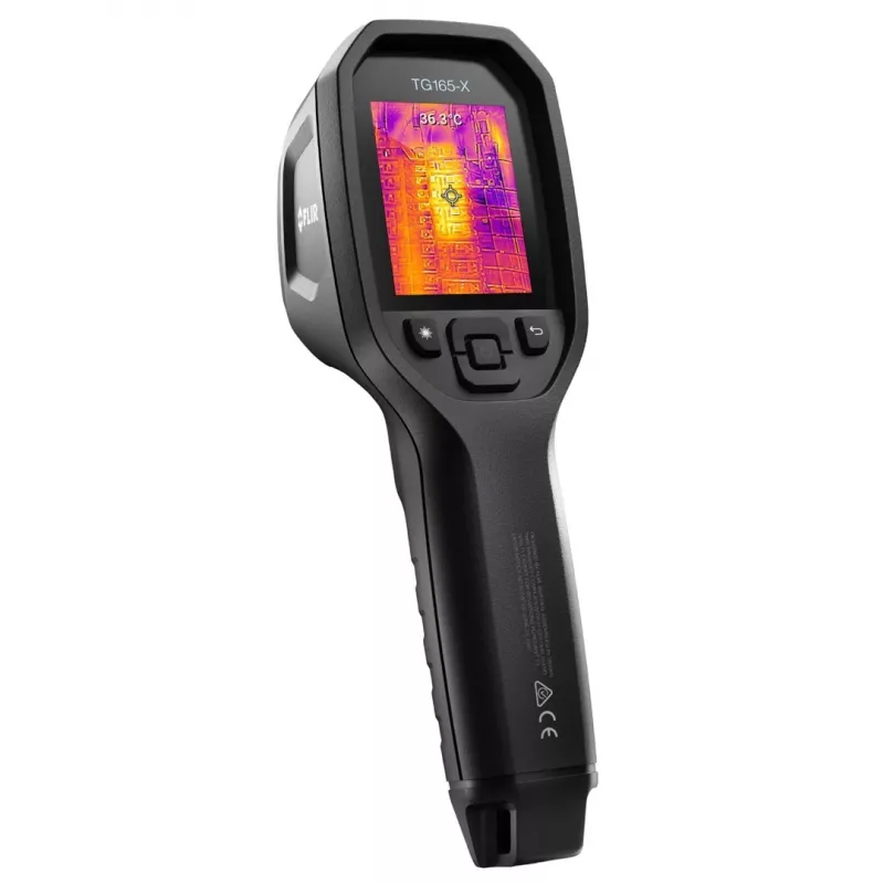 FLIR TG165-X MSX šiluminė kamera -25 iki +300 °C 80 x 60 pikselių 8,7 Hz MSX®, integruotas LED apšvietimas, skaitmeninė kamera