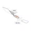 Laido jungties adapteris DeLOCK 65677 USB 2.0-C į Micro-B