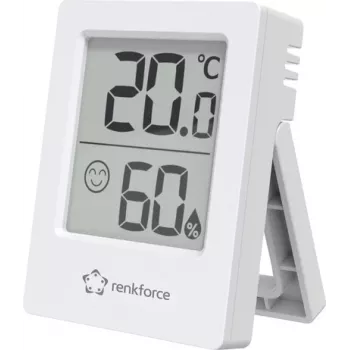 Renkforce RF-6417554 belaidis termohigrometras baltas (RF-6417554)