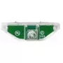Orientacinis šviestuvas Merten MEG3901-0006, LED, žalias korpusas, raudona šviesa, kintamoji srovė 100–230 V