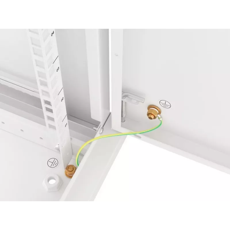 Prie sienos montuojamas stovas Lanberg WF01-6612-00S 12U Pilka 60 kg